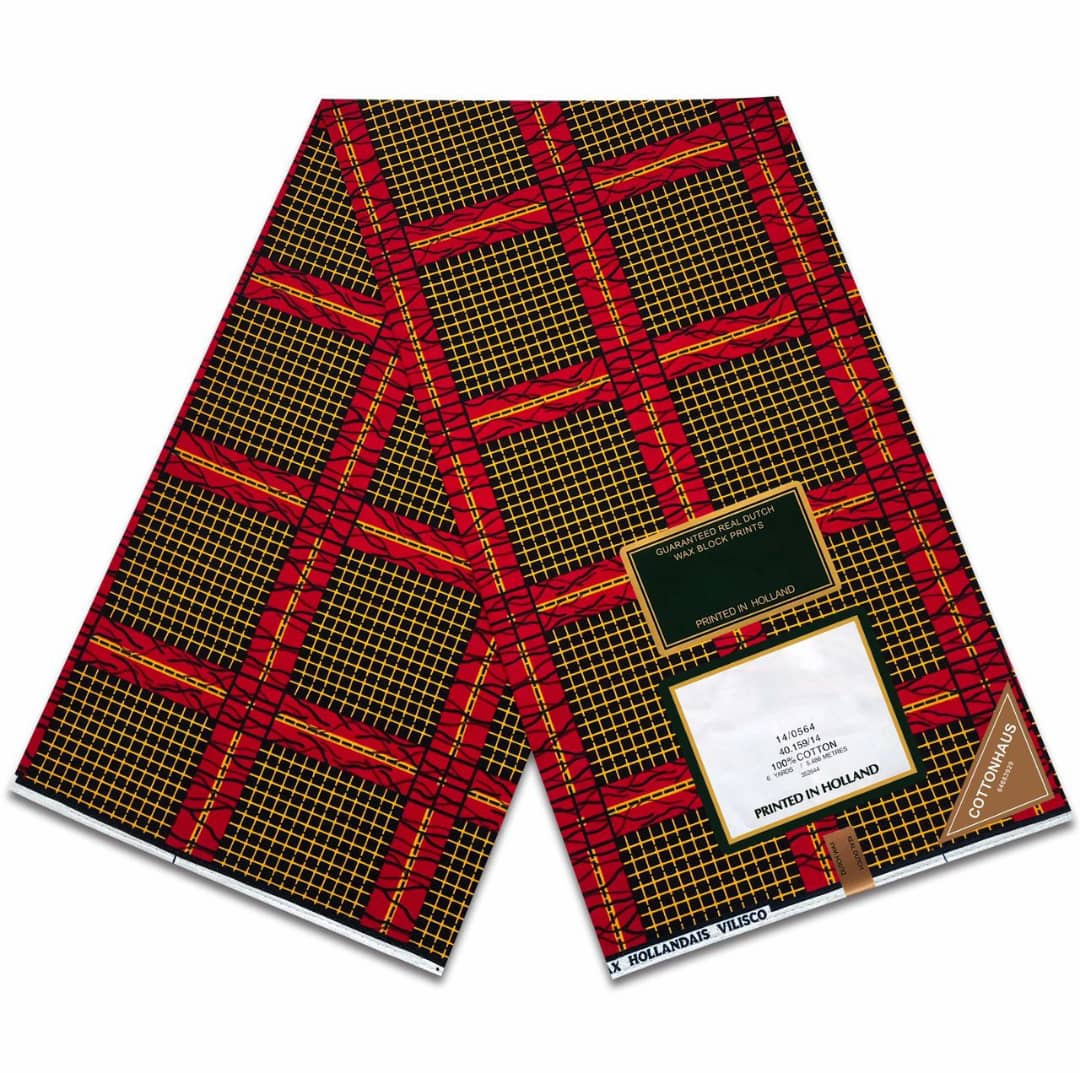 Valisco Dutch Wax Box Print Hollandaise