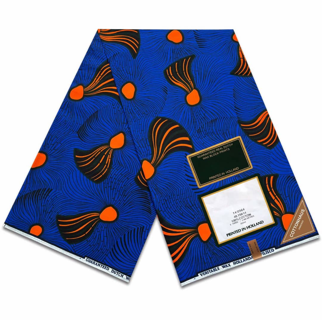 Valisco Dutch Wax Box Print Hollandaise