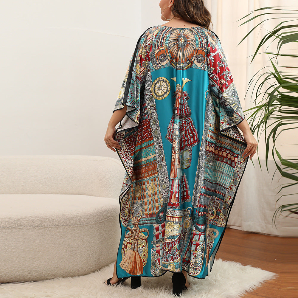 Beach Cover-up Vacation Style Retro dress