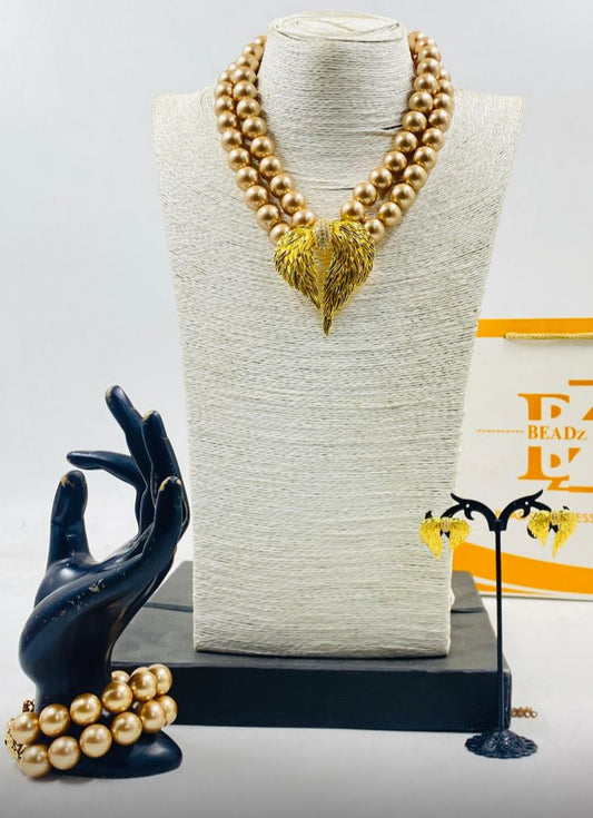 Beaded Necklace and Bracelets
