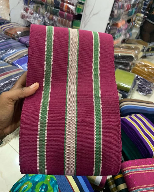 Quality Double Woven Asooke by 90 inches