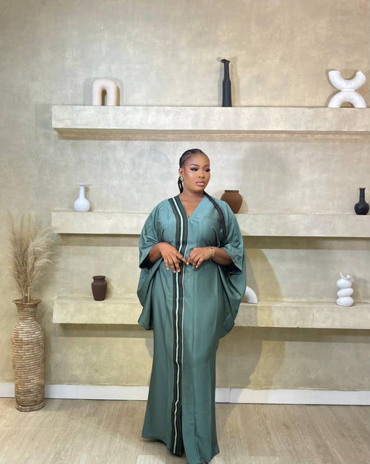 Long Gown with Asooke Design