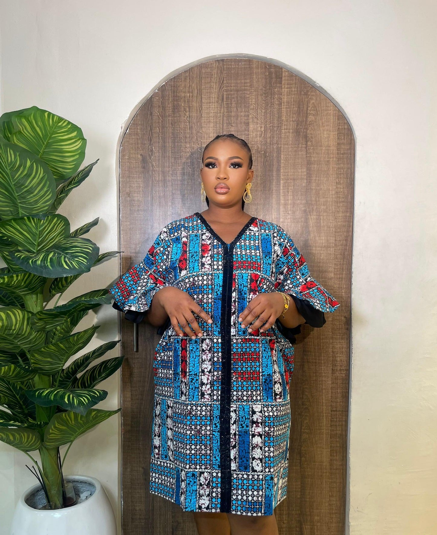Beautiful Ready to Wear Ankara Short Gown