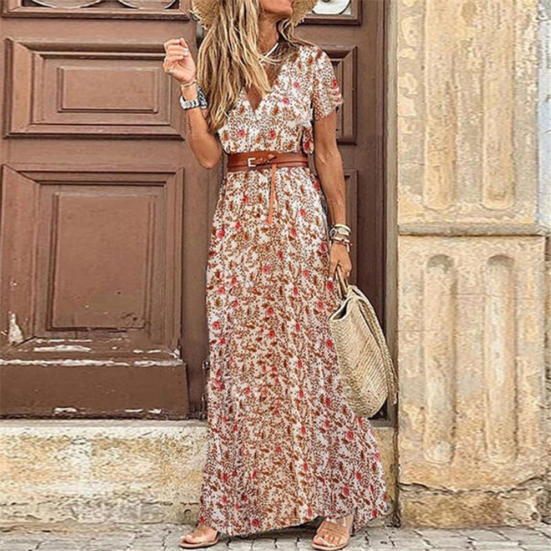 Women's Lace Stitching Elegant Dress