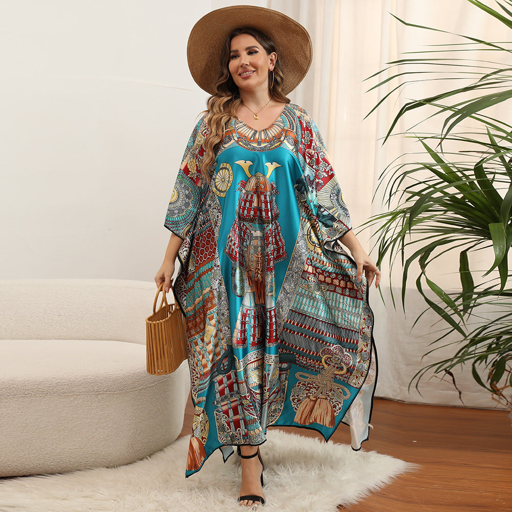 Beach Cover-up Vacation Style Retro dress